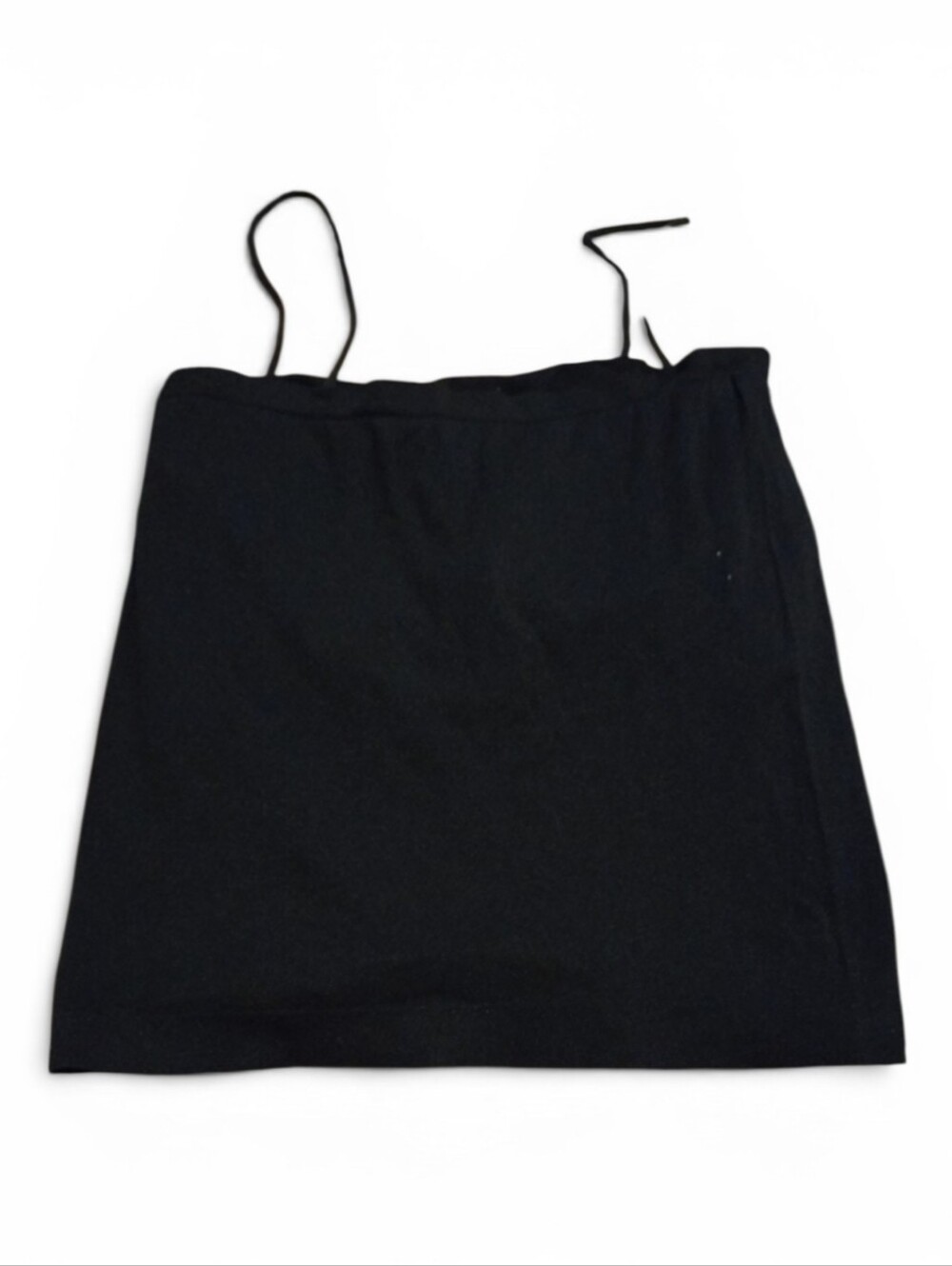 Classic Black Women's Cropped Tank Top